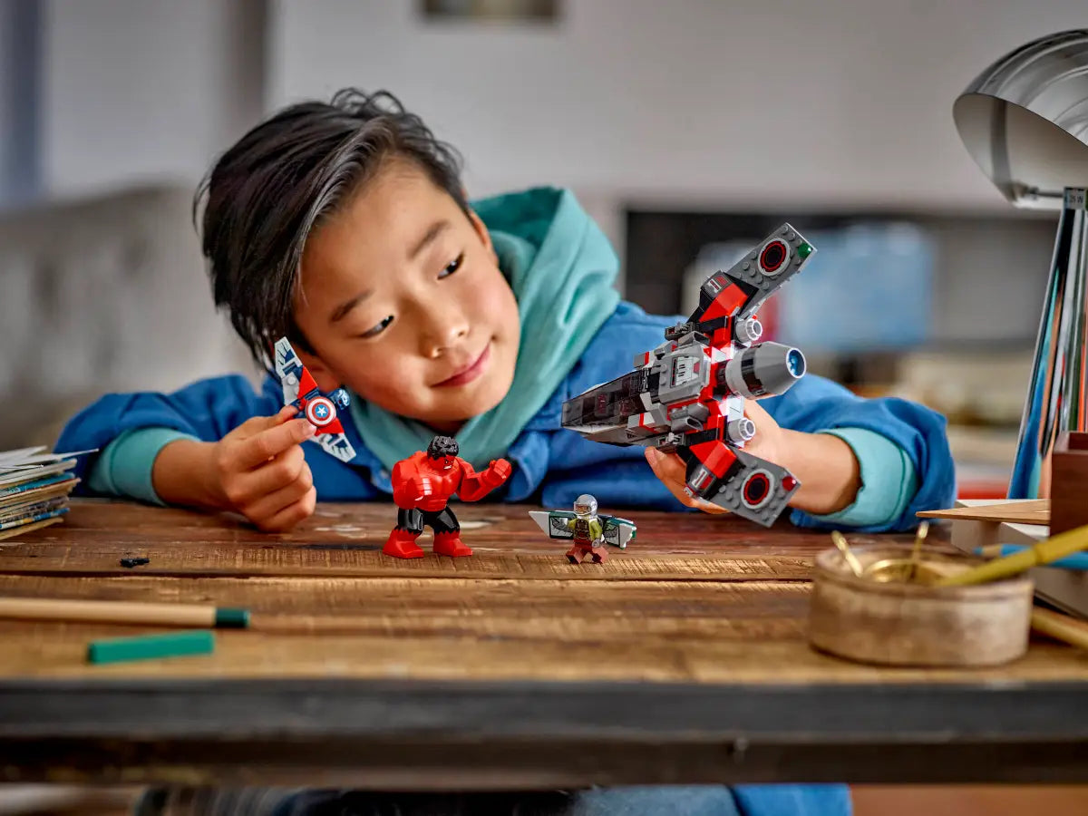 Bataille Captain America contre Red Hulk (76292)