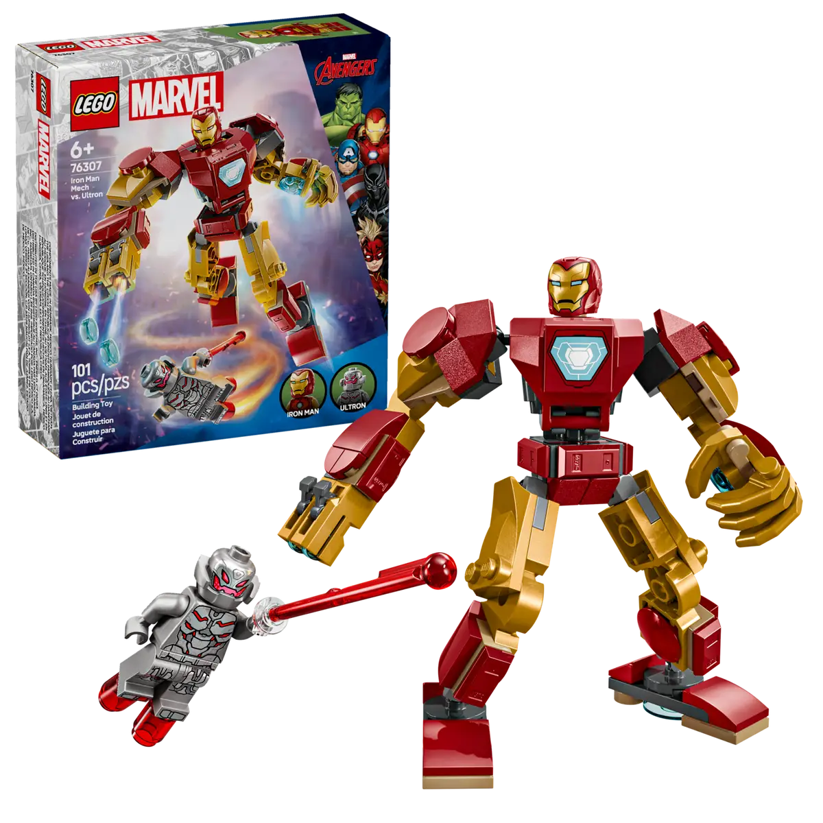 Iron Man Mech vs. Ultron (76307)