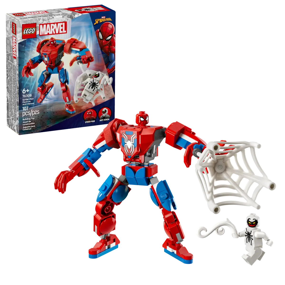 Spider-Man Mech vs. Anti-Venom (76308)