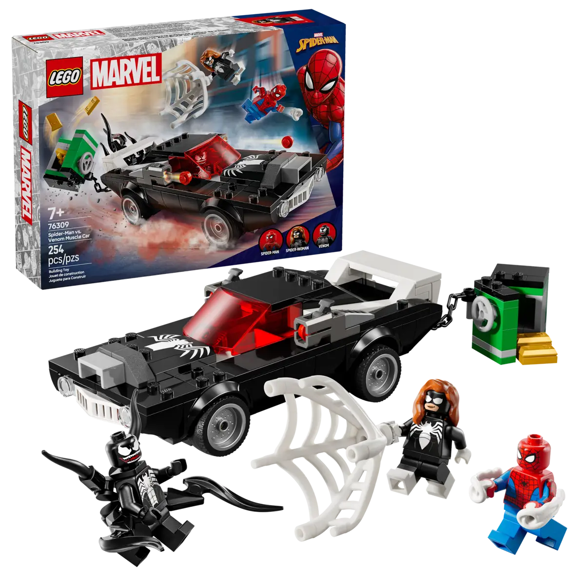Spider-Man vs. Venom Muscle Car (76309)