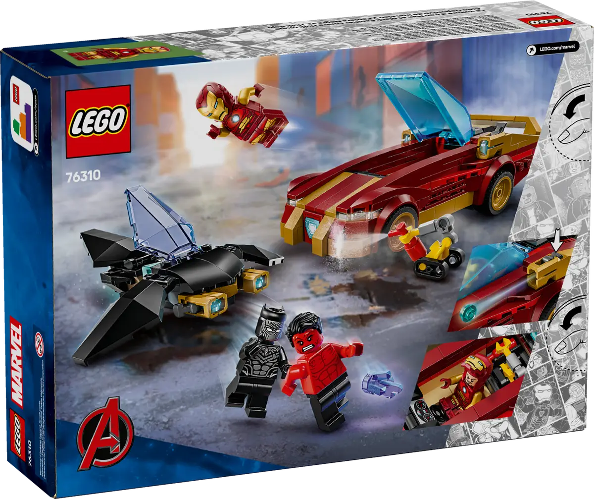 Iron Man Car & Black Panther vs. Red Hulk (76310)