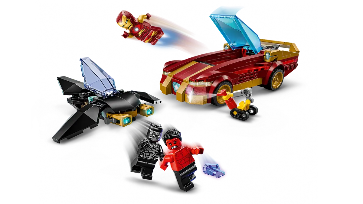 Iron Man Car & Black Panther vs. Red Hulk (76310)
