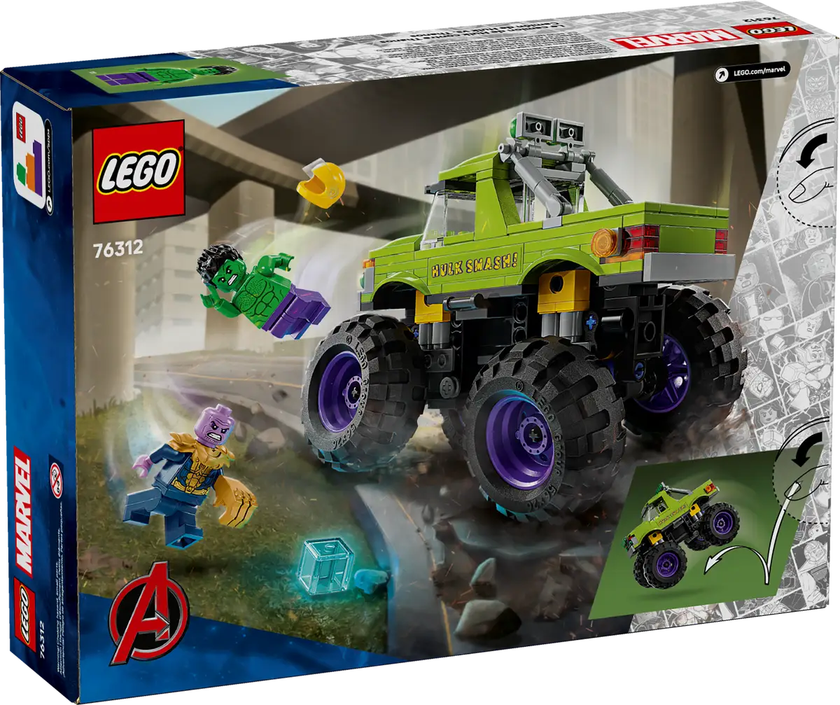 The Hulk Truck vs. Thanos (76312)