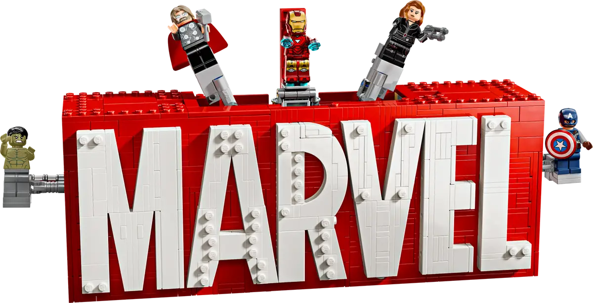 Logo et figurines MARVEL (76313)