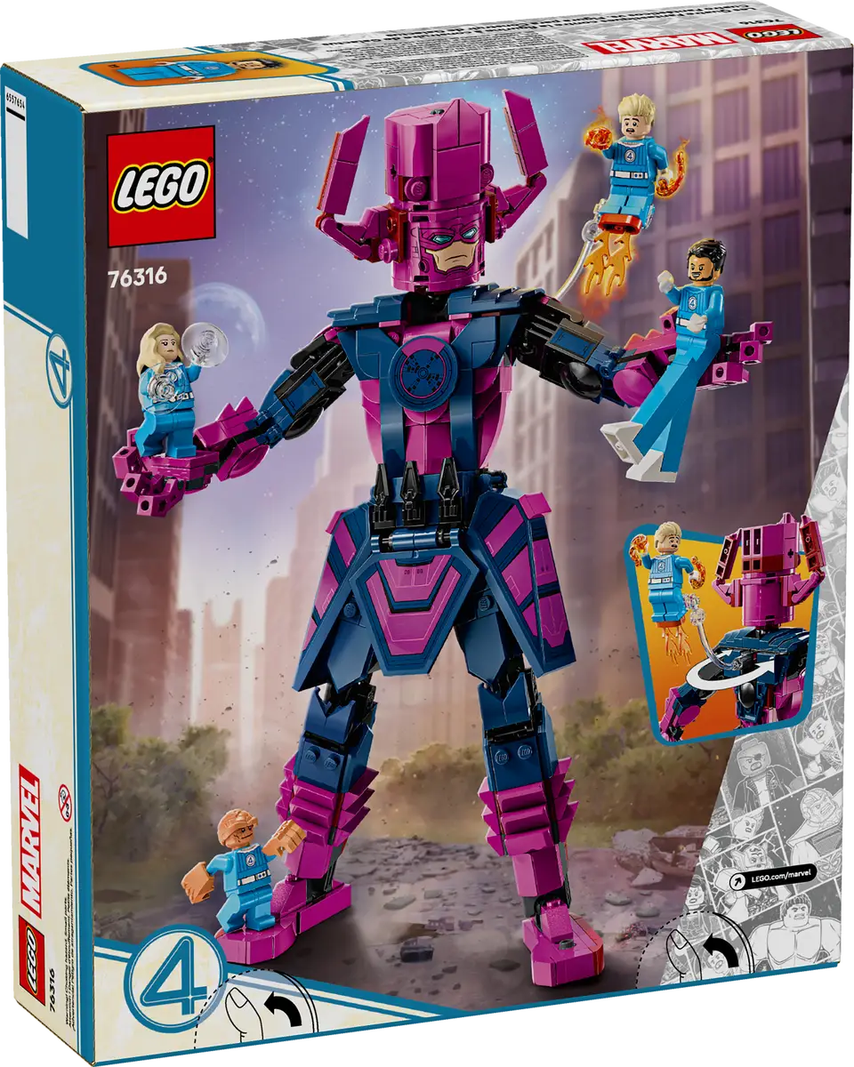 Figurine de construction Les Quatre Fantastiques contre Galactus (76316)