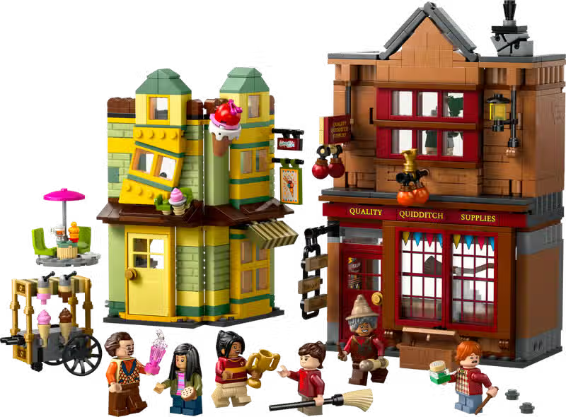 LEGO Harry Potter Quality Quidditch Supplies & Florean Fortescue’s Ice Cream Parlor (76452)