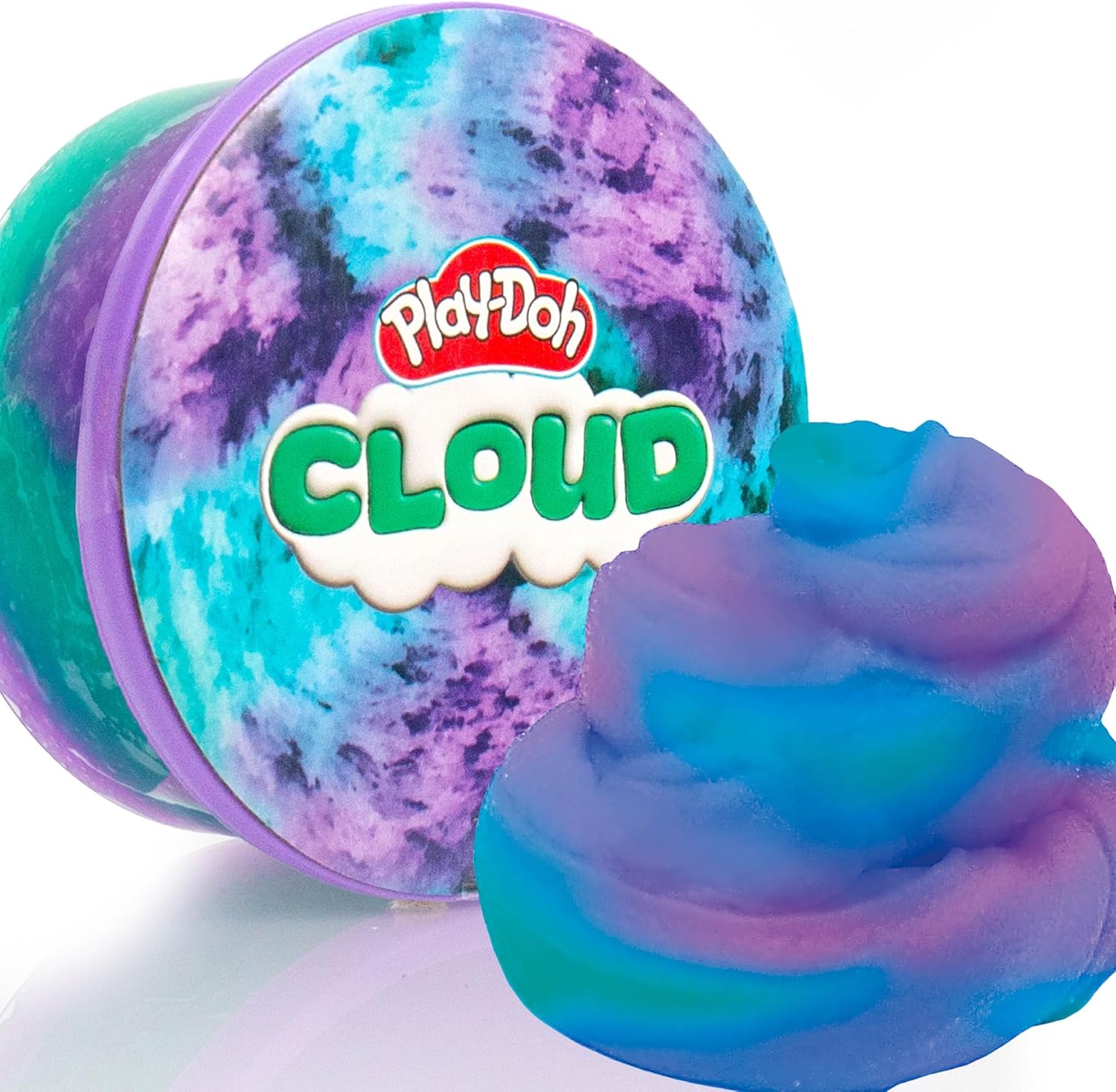 Play-Doh Cloud – Purple & Teal Blue Raspberry Scent | 170 g Resealable Can