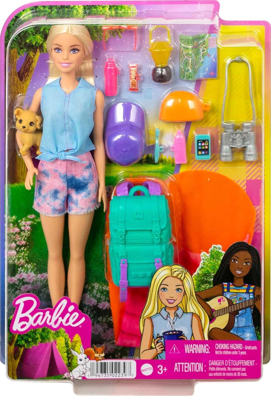 Barbie Camping Doll & Accessories Set