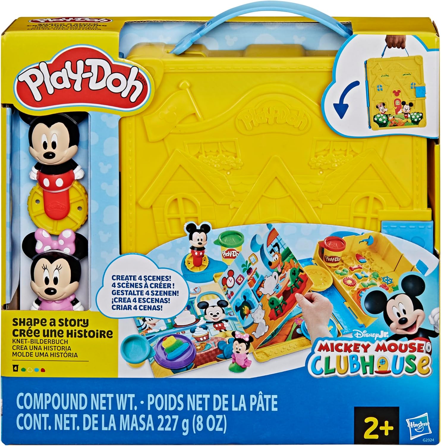 Play-Doh Disney Junior Mickey Mouse Clubhouse Shape a Story Spielset | Kunst- und Bastelset zum Thema Märchenbuch für Kinder ab 2 Jahren