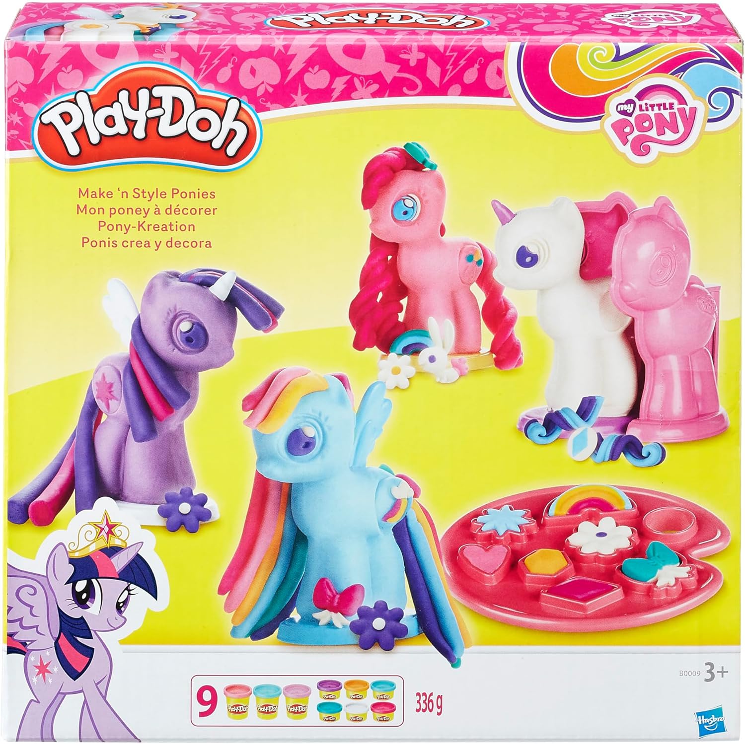 Play-Doh Make & Style Ponies Set | My Little Pony Toys & Figures | Kids Arts & Crafts Playset | Ages 3+