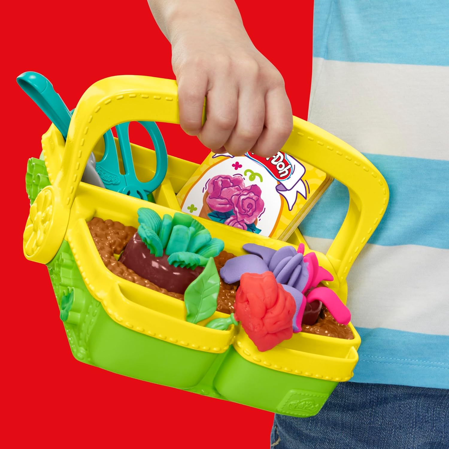 Play-Doh Blooming Flower Garden Spielset | Von der Natur inspiriertes Kunst- und Bastelspielzeug für Kinder ab 3 Jahren