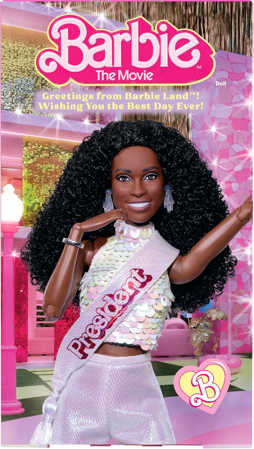 Barbie The Movie President Collectible Doll Inspired by Issa Rae’s