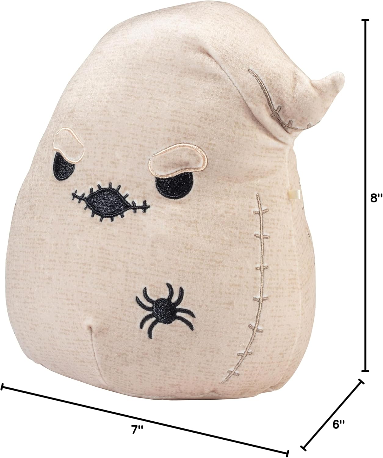 Squishmallows Halloween Brown Oogie Boogie - Nightmare Before Christmas