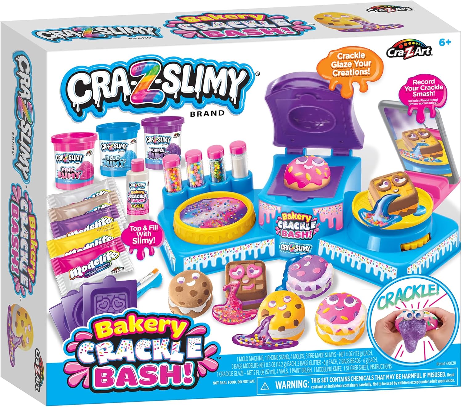 Cra-Z-Slimy Bakery Crackle Bash – Crackle Clay Slime Bakery Studio
