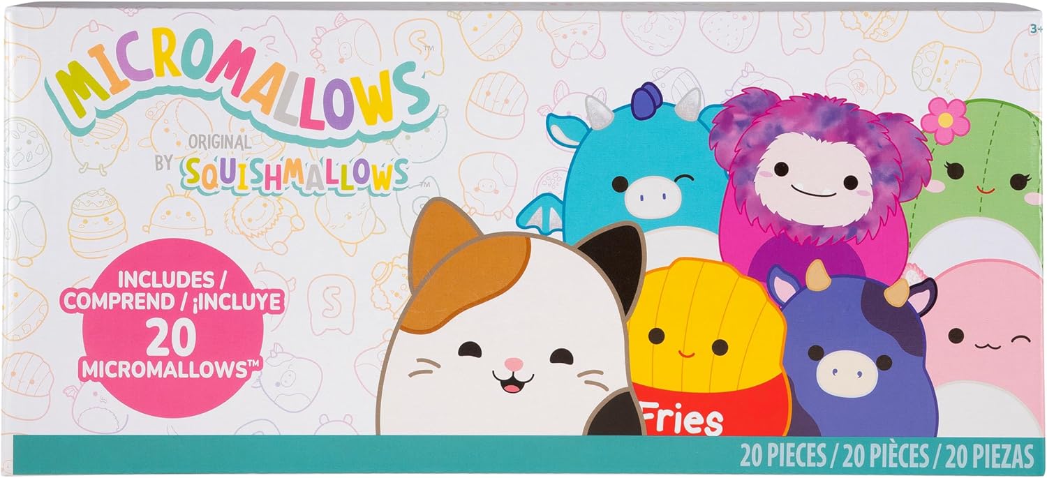 Squishmallows Micromallows Plush 20-Pack