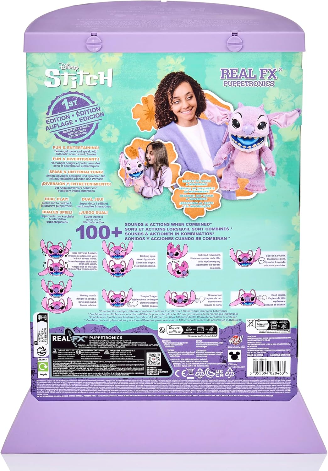 Disney Angel Puppetronic by RealFX 100+ Sound & Action Combinations NEW