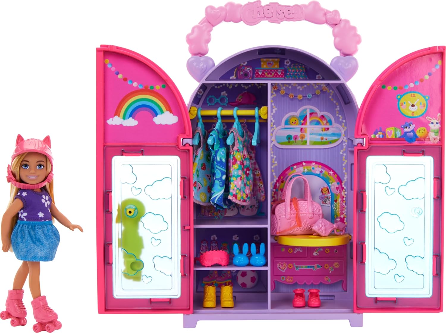 Barbie Chelsea Doll & Closet Toy Playset