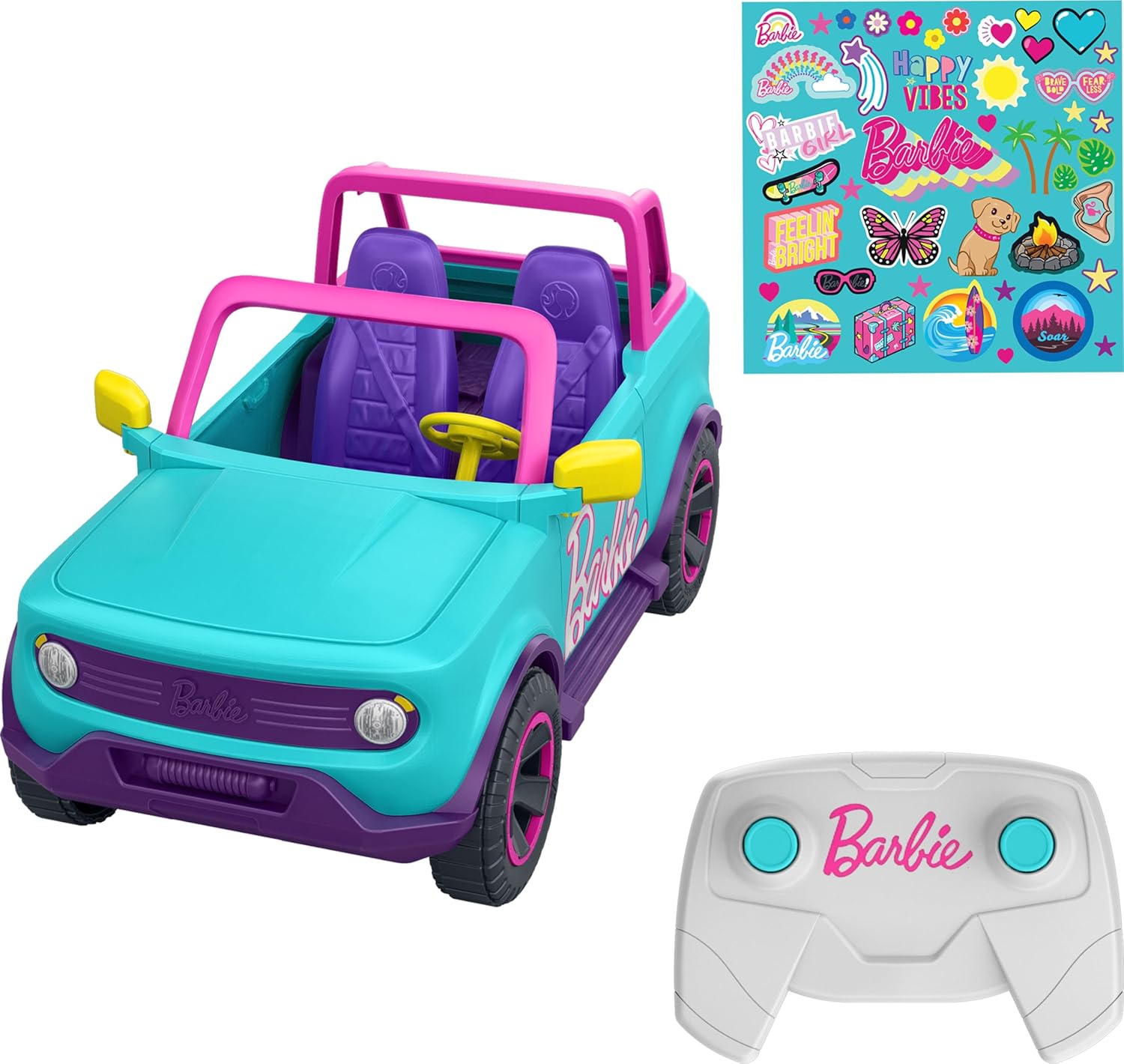 Hot Wheels Barbie RC SUV | Remote-Control Pink Vehicle for Barbie Dolls | Ages 3+