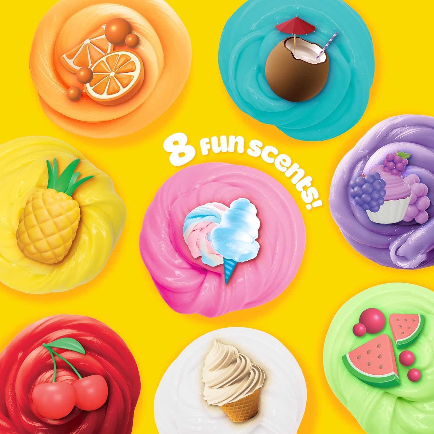 Play-Doh Duftbutter-Mash-Ups | 8er-Pack Duftstoff-Set | Sinnesspielset für Kinder im Alter von 8–12 Jahren