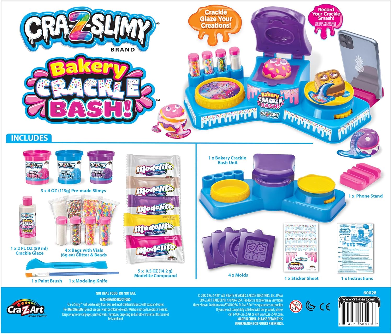 Cra-Z-Slimy Bakery Crackle Bash – Crackle Clay Slime Bakery Studio