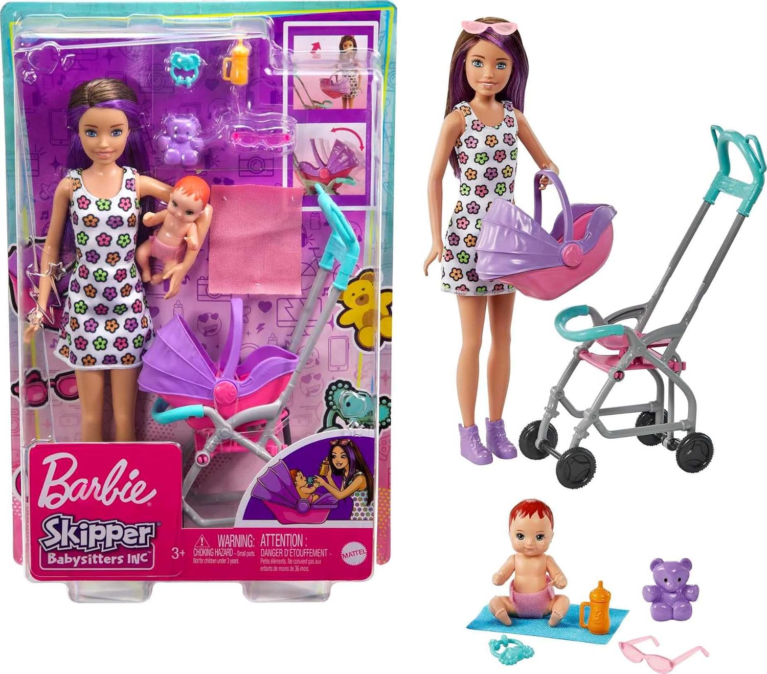 Barbie Skipper Babysitters Inc Playset