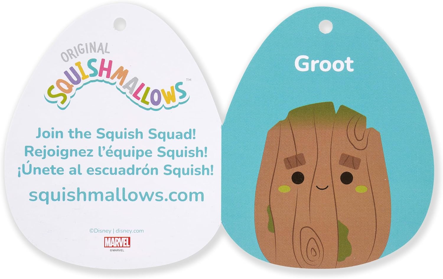 Squishmallows  Disney  Marvel Groot