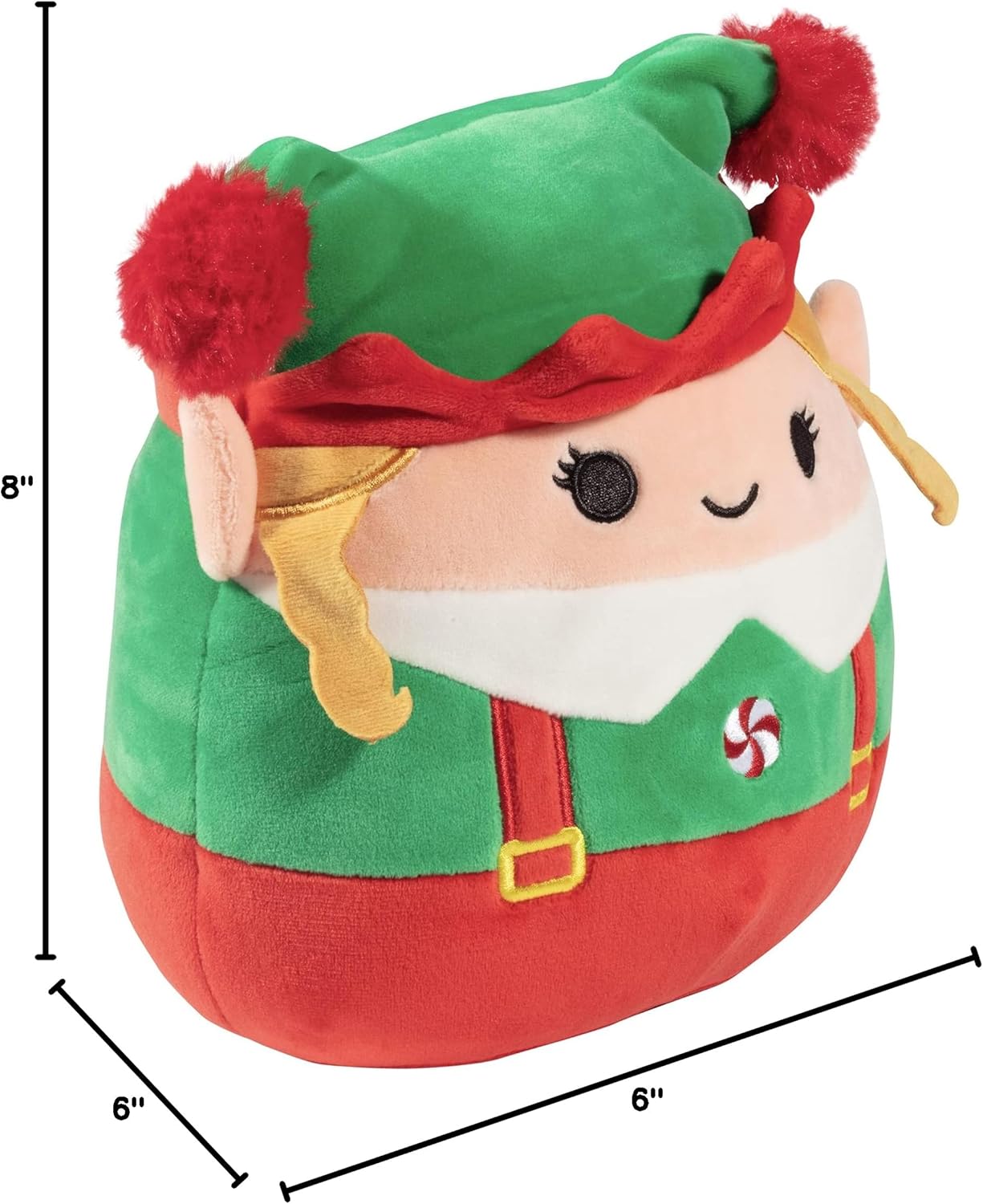 Squishmallows Christmas Emmy The Elf Girl