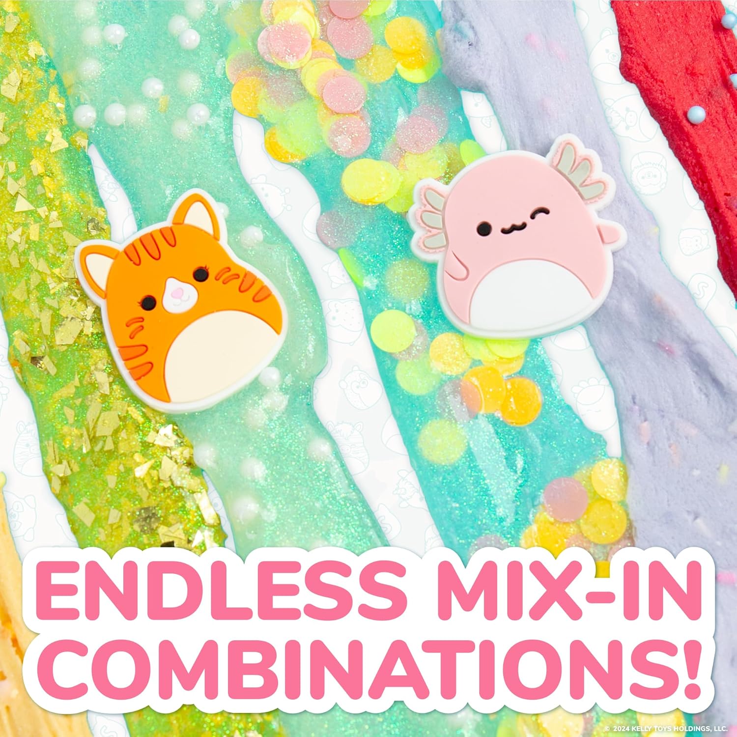 Squishmallows Original Ultimate Slime Mix'Ins 10-Pack