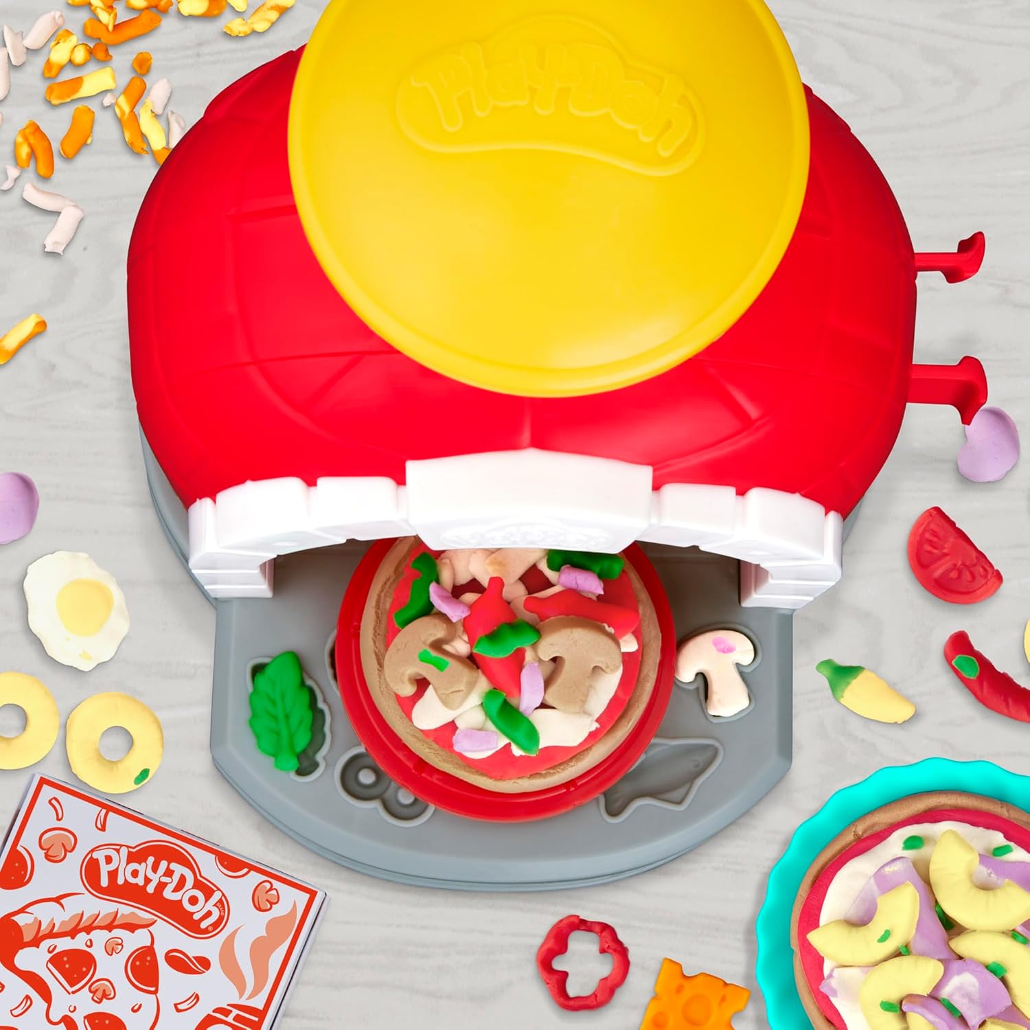 Play-Doh Kitchen Creations Pizzaofen-Spielset | Stellen Sie sich vor, Sie spielen Pizzabäcker | Kunst- und Bastelspielzeug für Kinder ab 3 Jahren