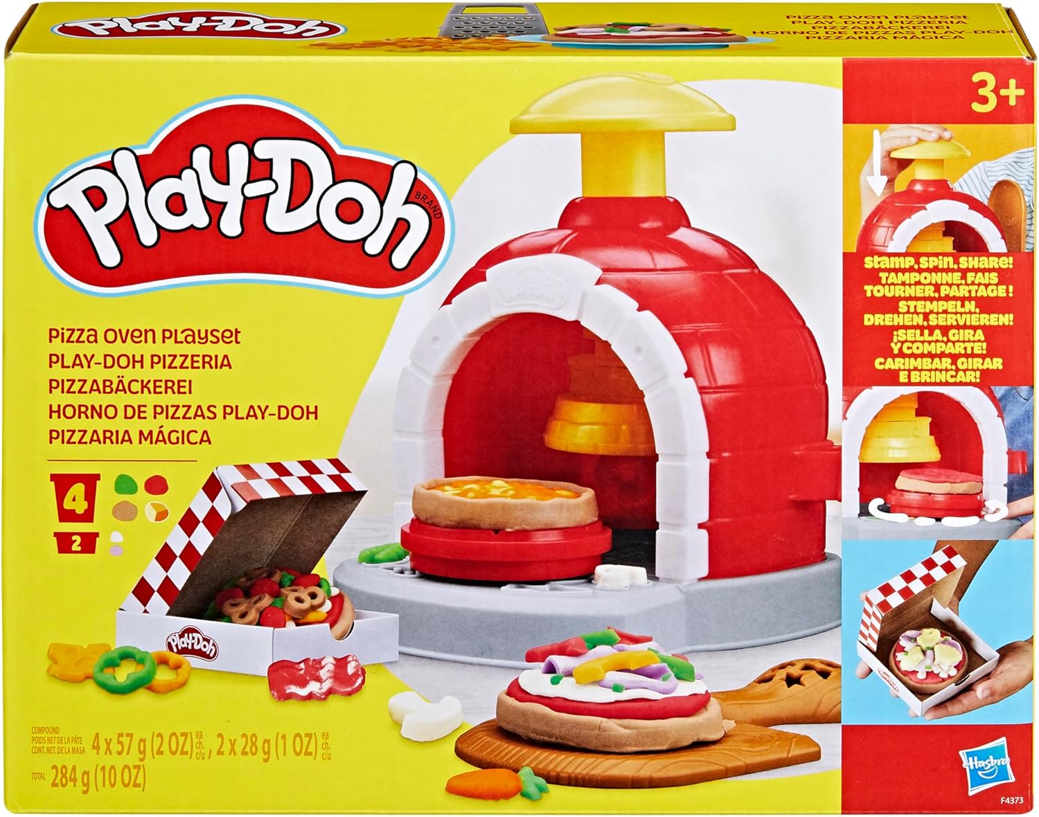 Play-Doh Kitchen Creations Pizzaofen-Spielset | Stellen Sie sich vor, Sie spielen Pizzabäcker | Kunst- und Bastelspielzeug für Kinder ab 3 Jahren