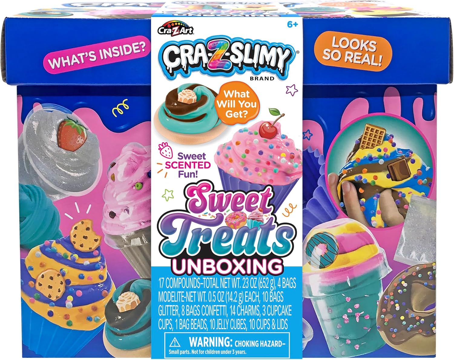 Cra-Z-Slimy Sweet Treats Scented Slime Unboxing Kit – Create Your Own Sweet-Scented Slime Creations
