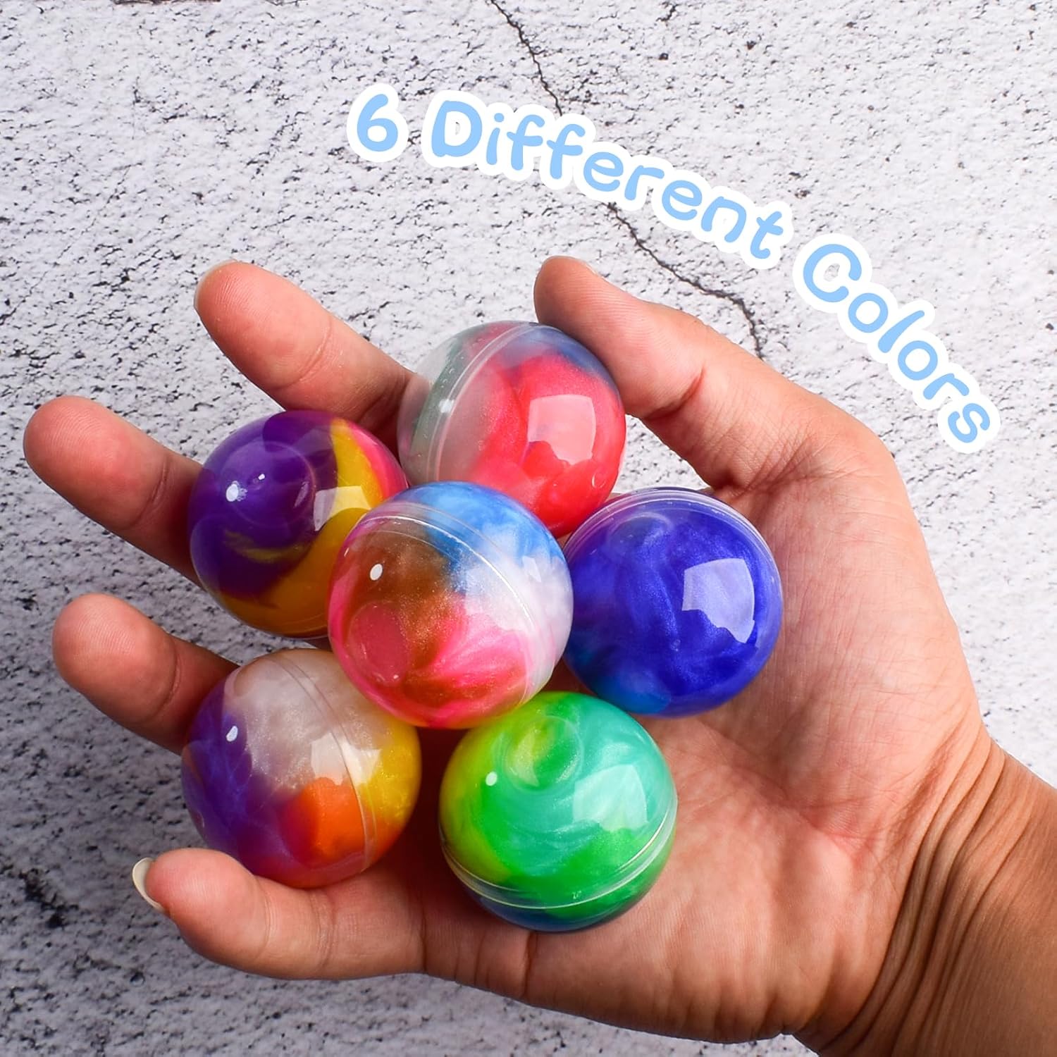 Galaxy Slime Ball Party Favors | 36-Pack Bulk Slime Set | Stretchy, Non-Sticky, Mess-Free Sensory Toys for Kids | Safe, Non-Toxic, Stress-Relief Fun for Birthdays & Classrooms