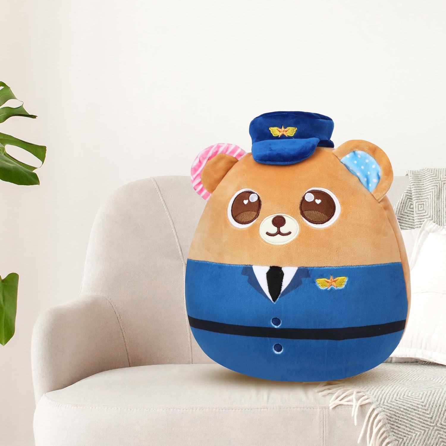 Squishmallows  -  Easfan Policeman Bear