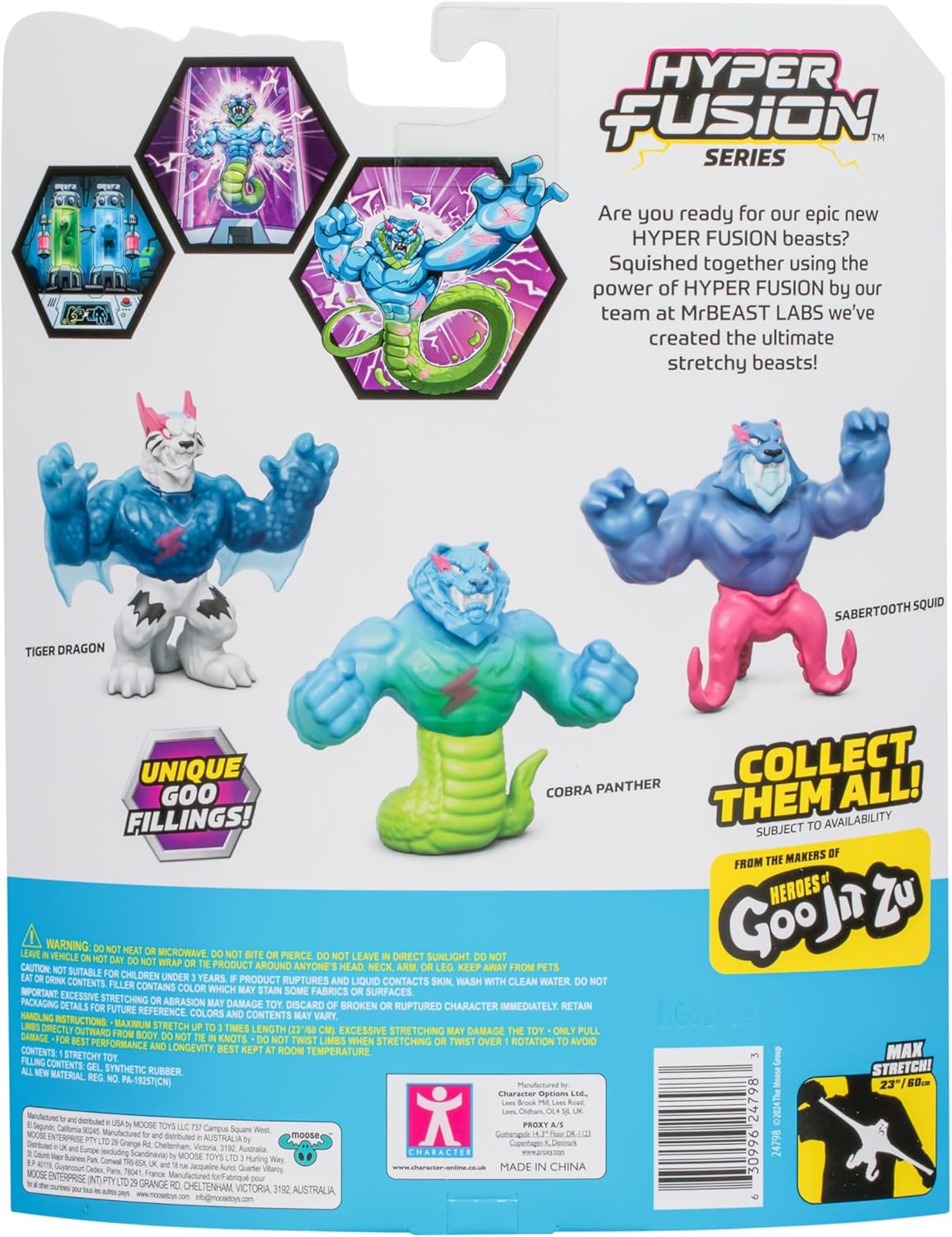 MrBeast Lab – Hyper Fusion Stretchy Hero: Sabertooth Squid | 5