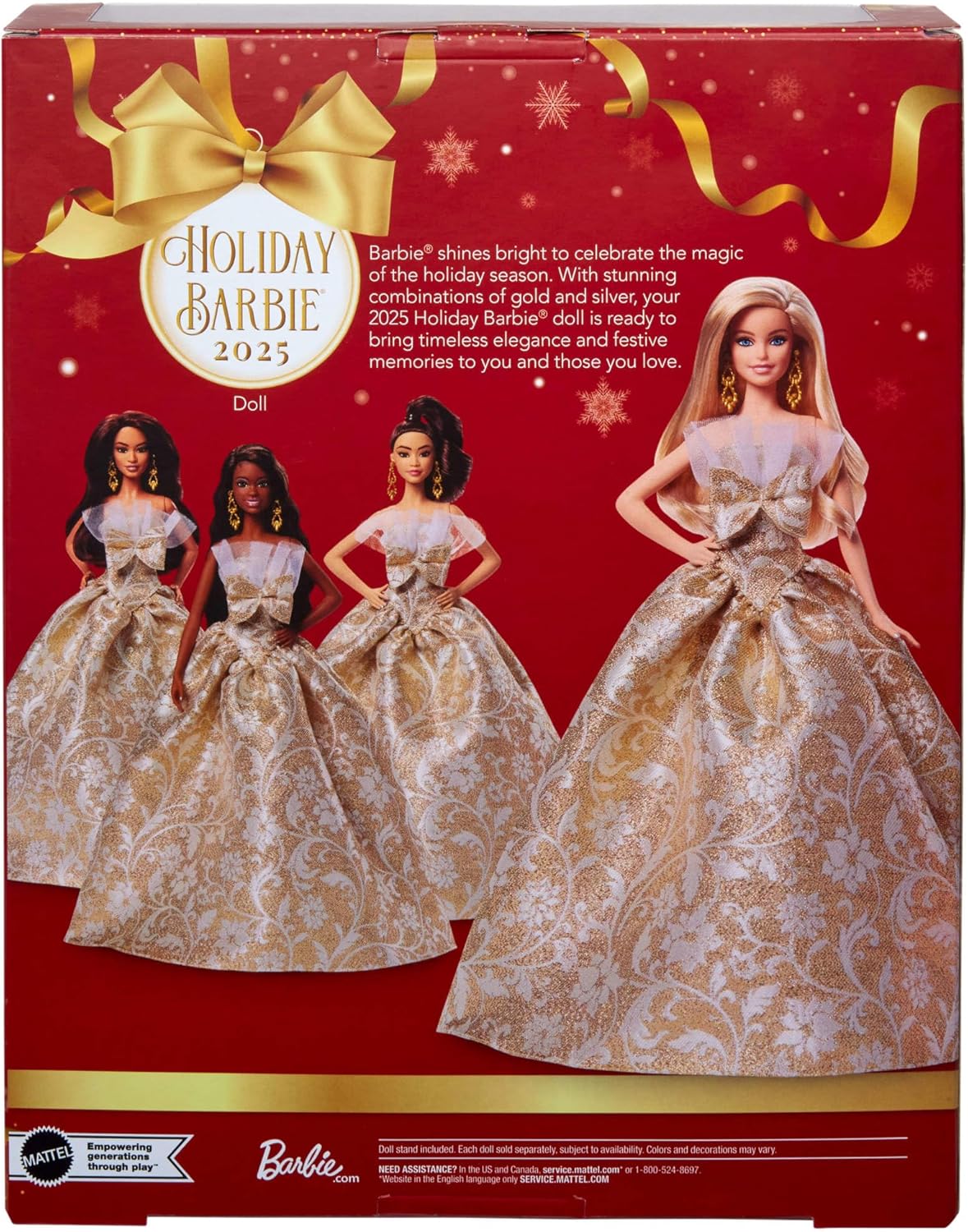 Barbie Signature 2025 Holiday Doll