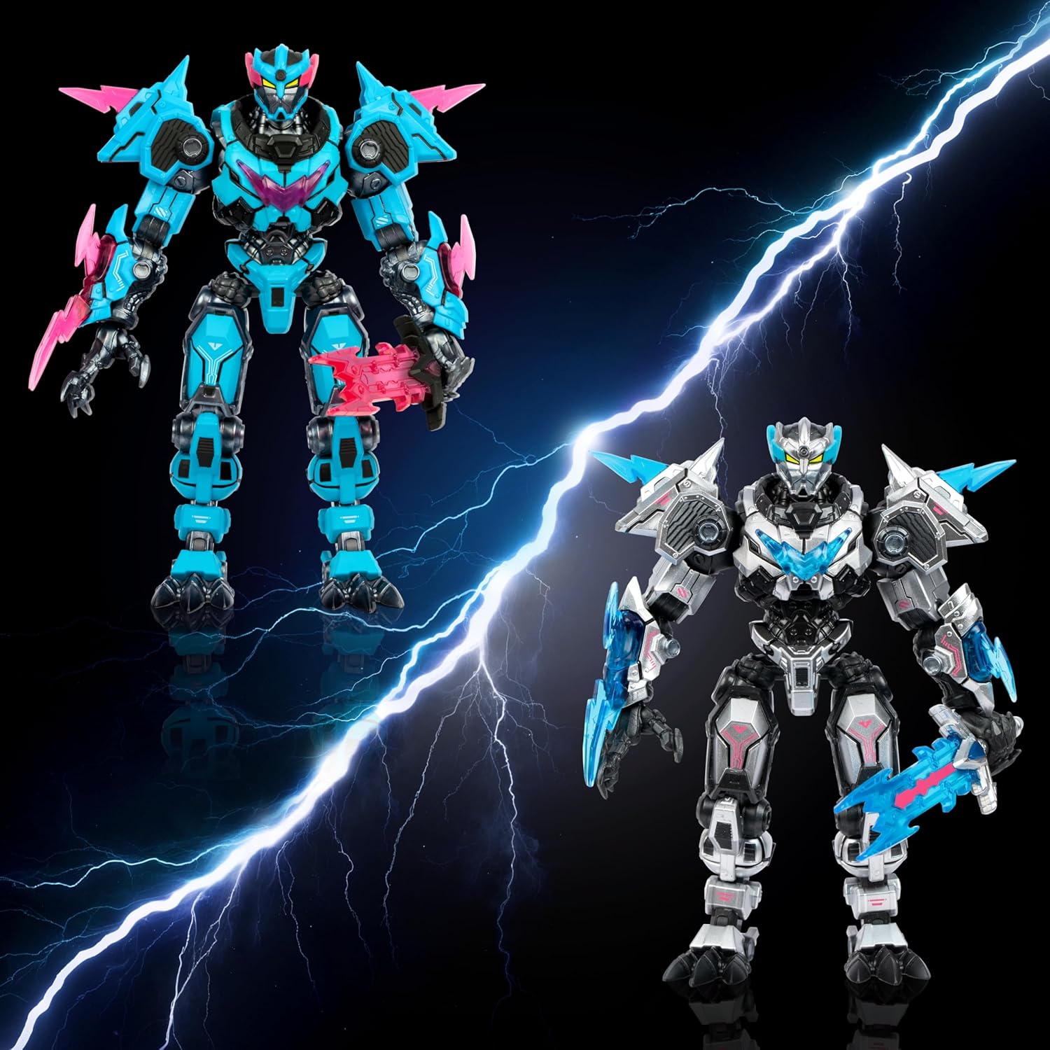MrBeast Lab – Platinum Series Panther Battle Titan Collector Figure