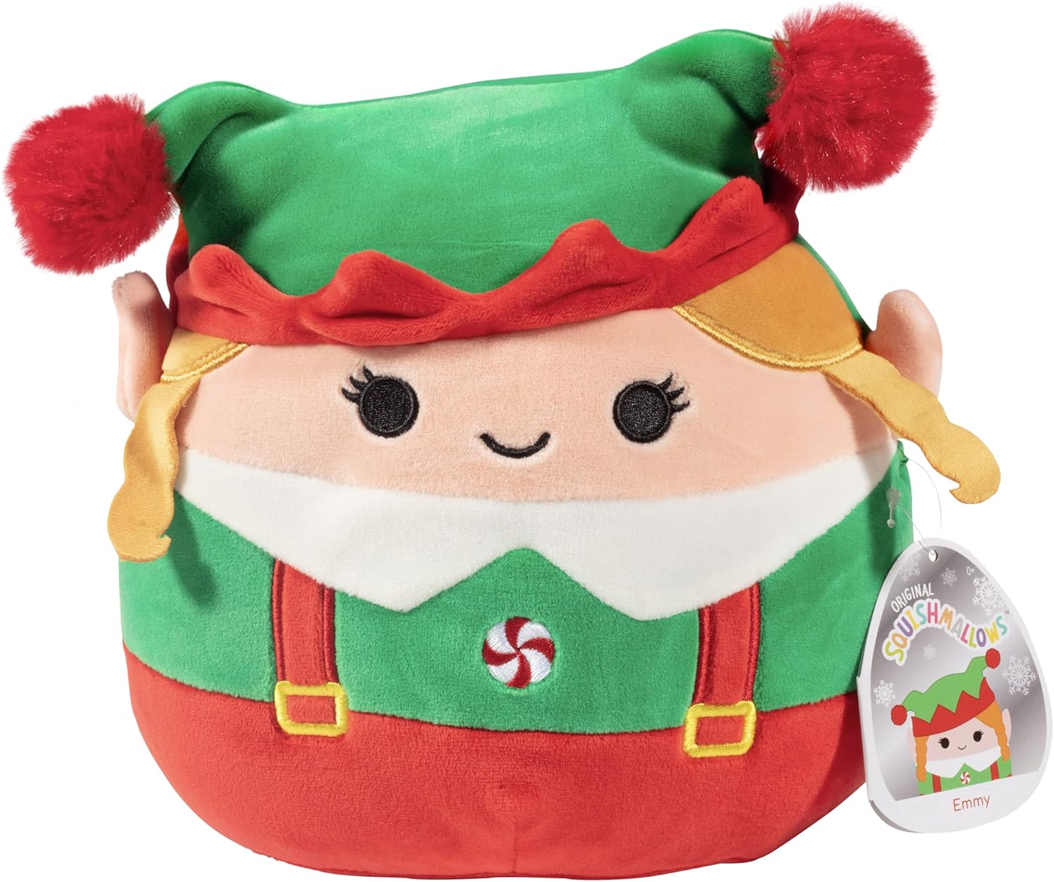 Squishmallows Christmas Emmy The Elf Girl