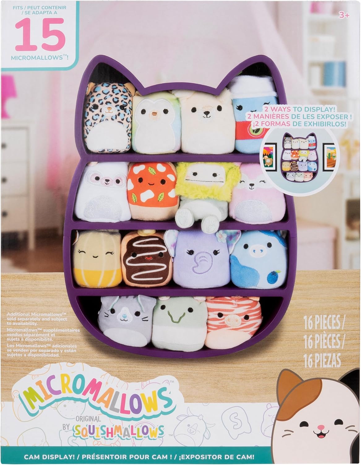 Squishmallows Micromallows Play & Display - Includes 15 Plush!