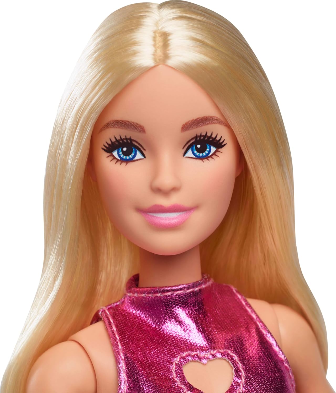 Barbie Fashionistas Doll in Metallic Pink Minidress