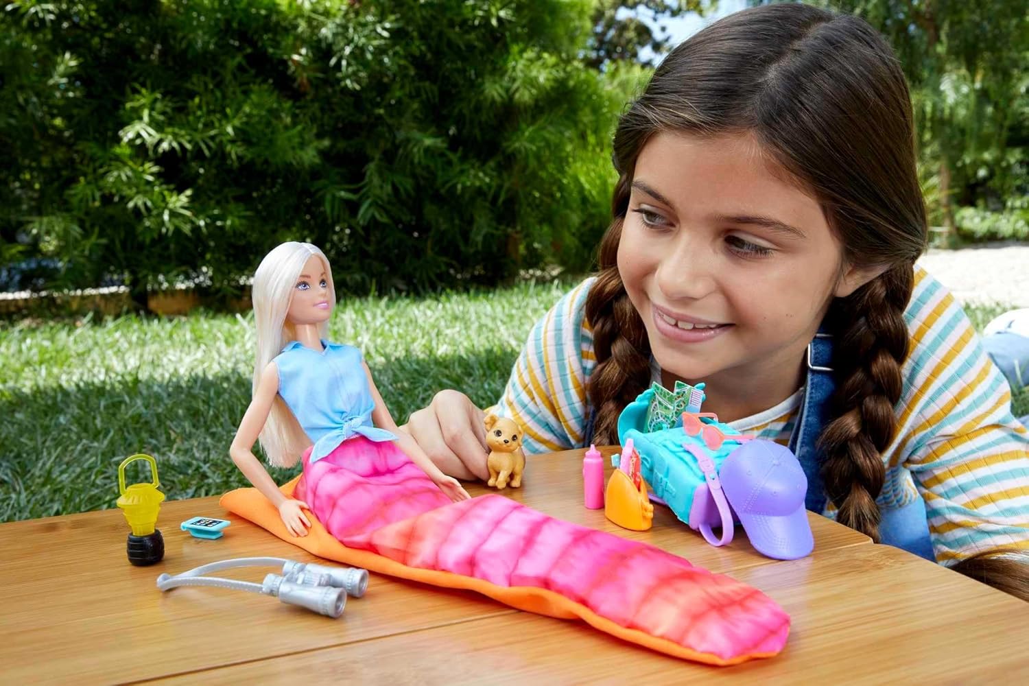 Barbie Camping Doll & Accessories Set