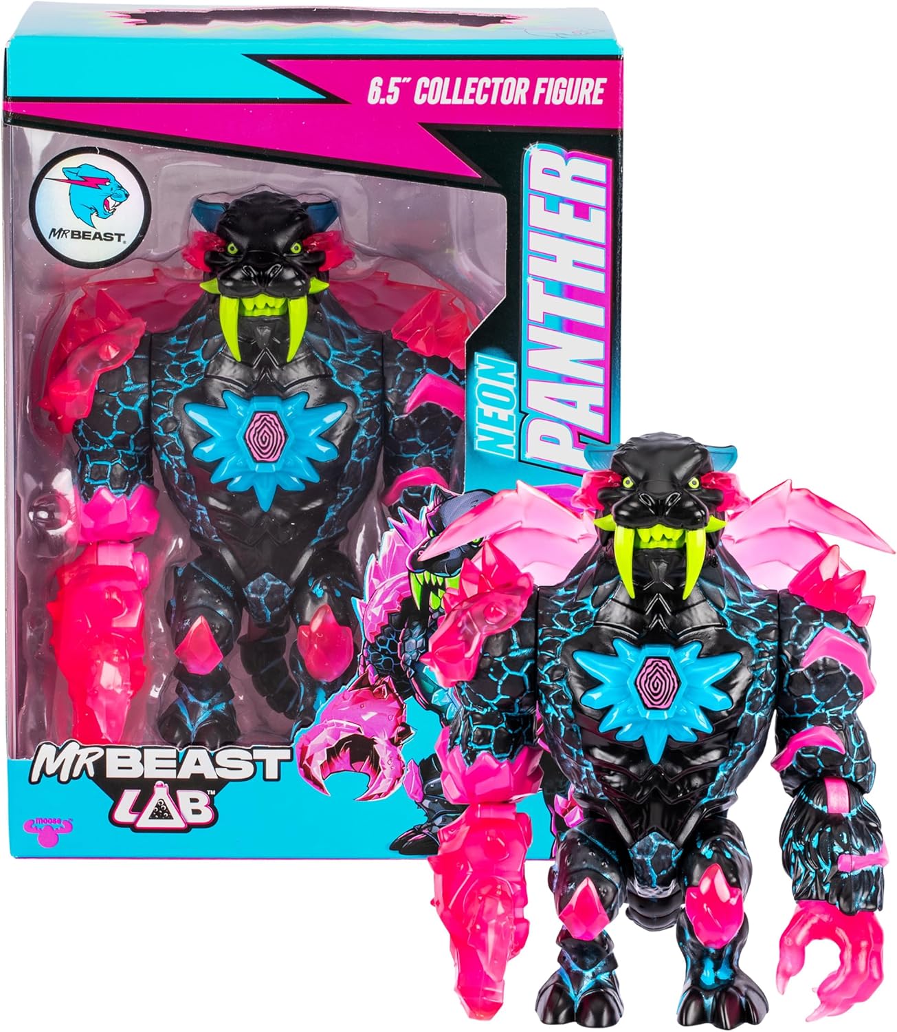 MrBeast Lab – Apex Beast Neon Panther Collector Figure