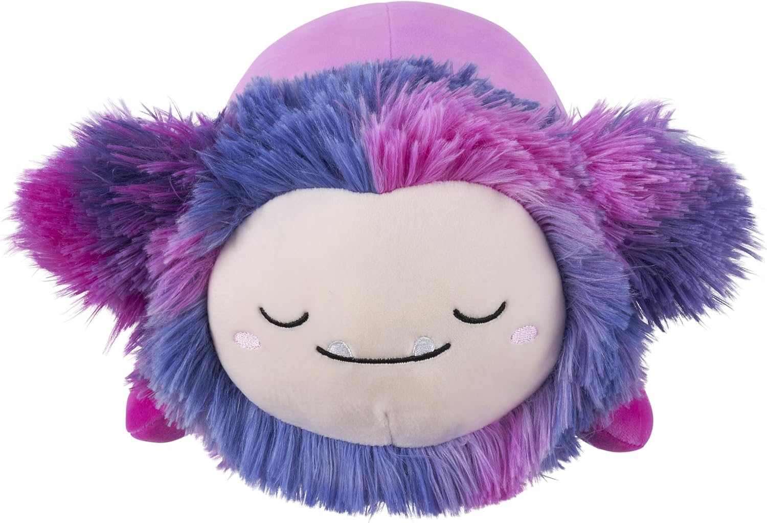 Squishmallows Fuzz-A-Mallows Woxie The Magenta Bigfoot Sleepamallows