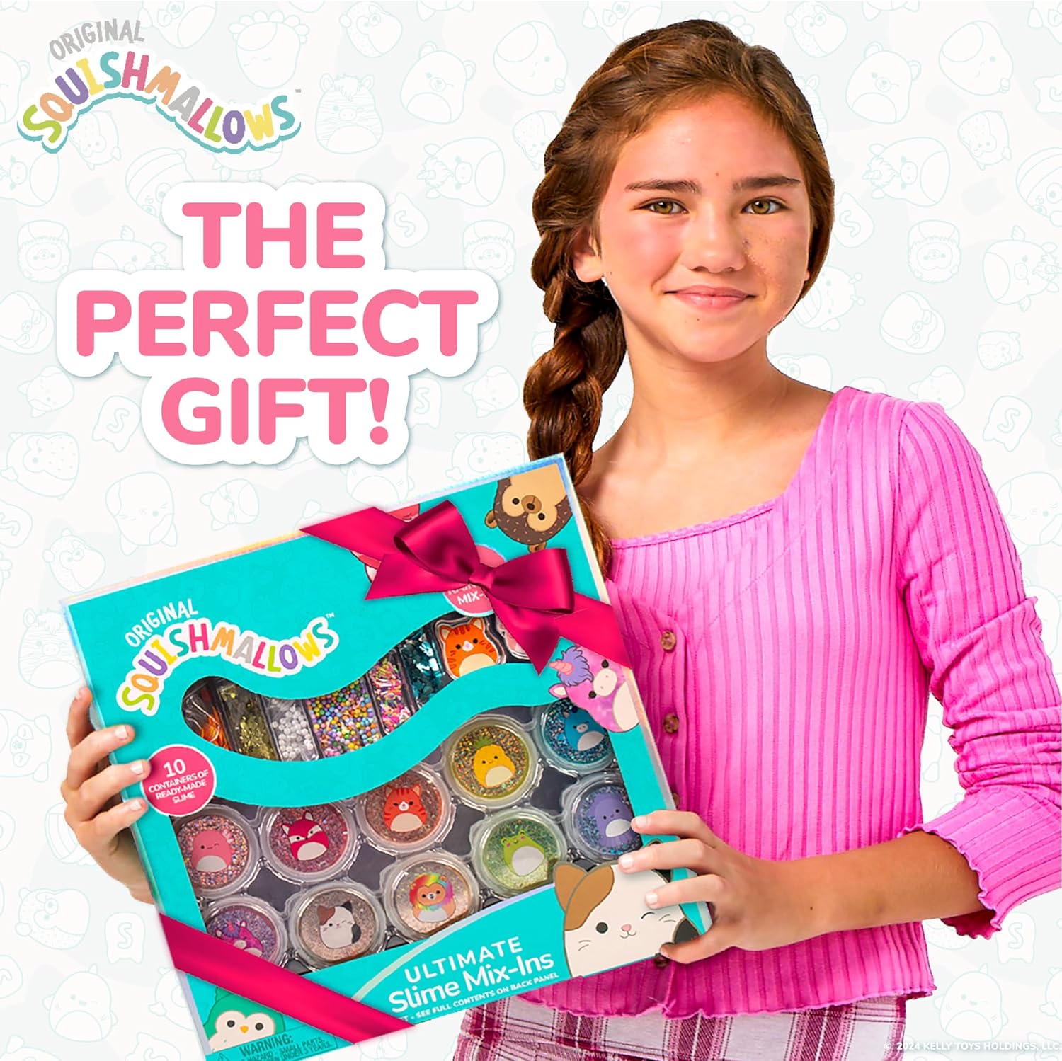 Squishmallows Original Ultimate Slime Mix'Ins 10-Pack