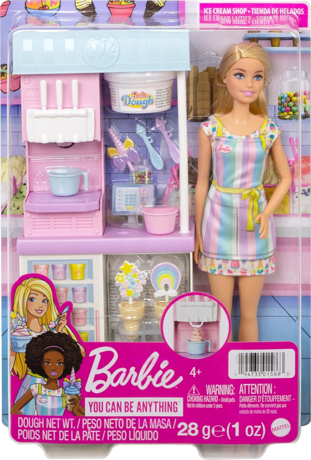 Barbie Careers Ice Cream Shop Playset