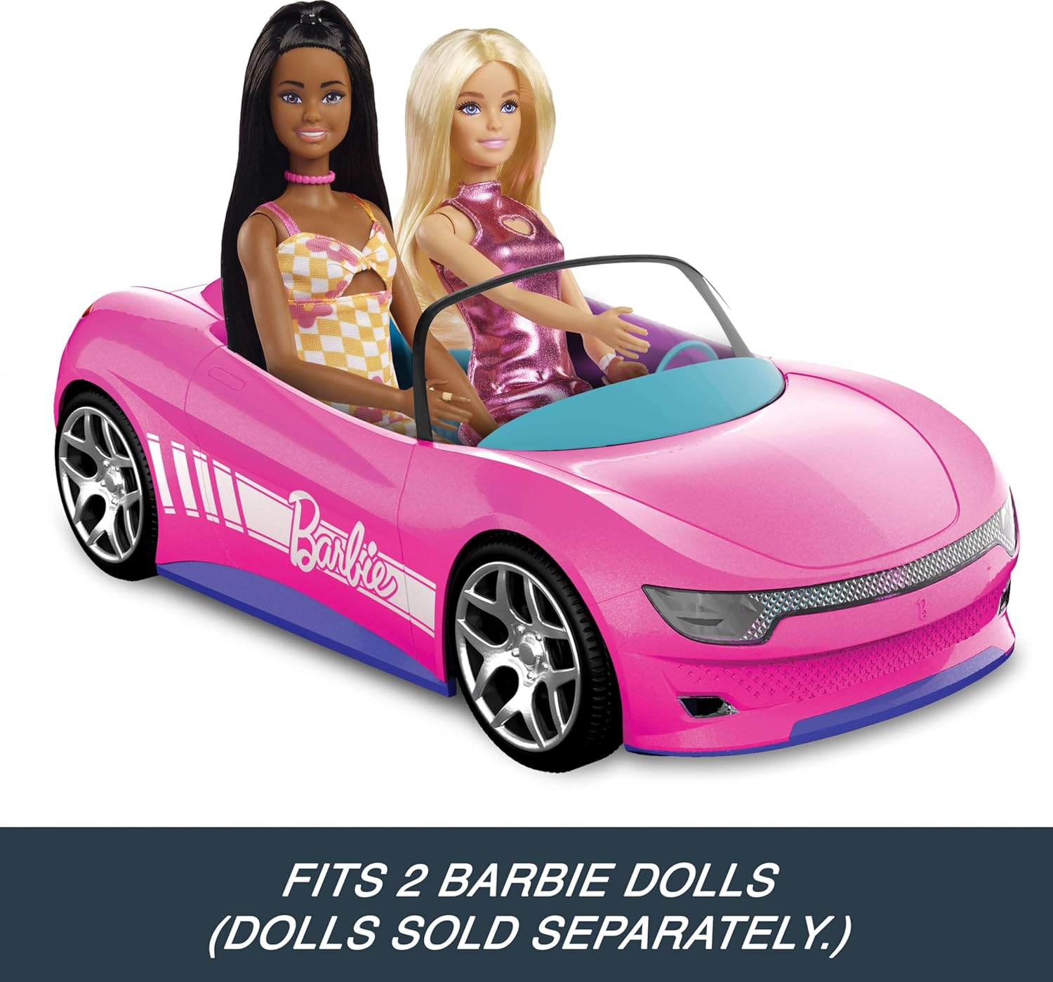 Hot Wheels Barbie RC Convertible | Remote-Control Car for Barbie Dolls | Ages 3+