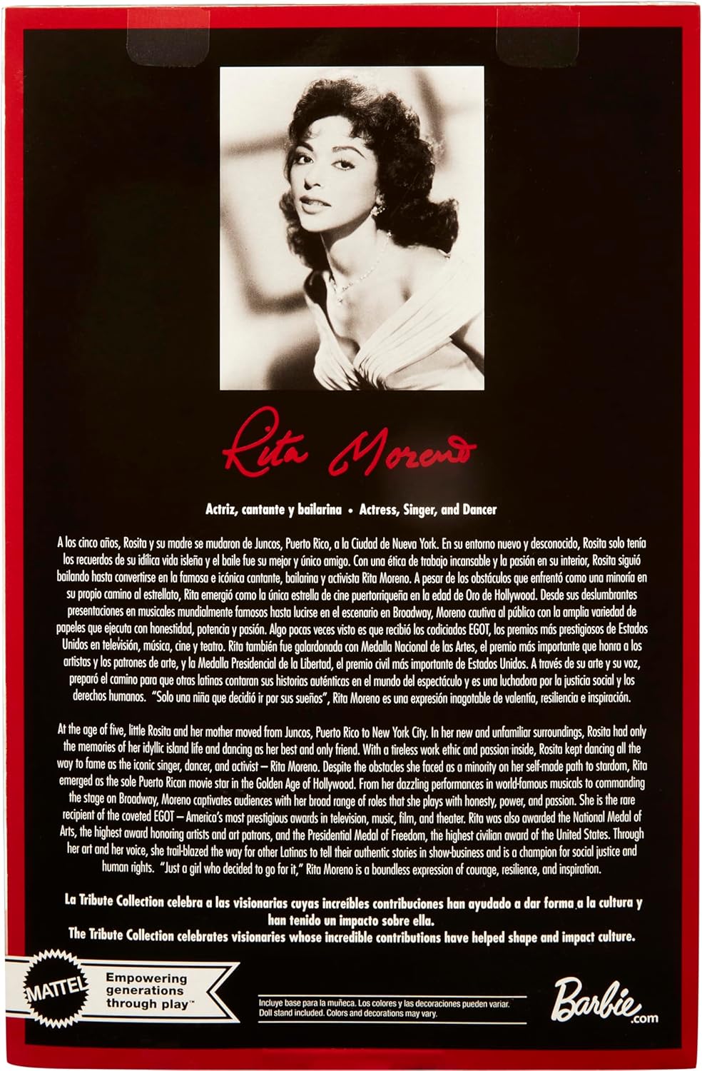 Barbie Signature Tribute Collection – Rita Moreno Doll
