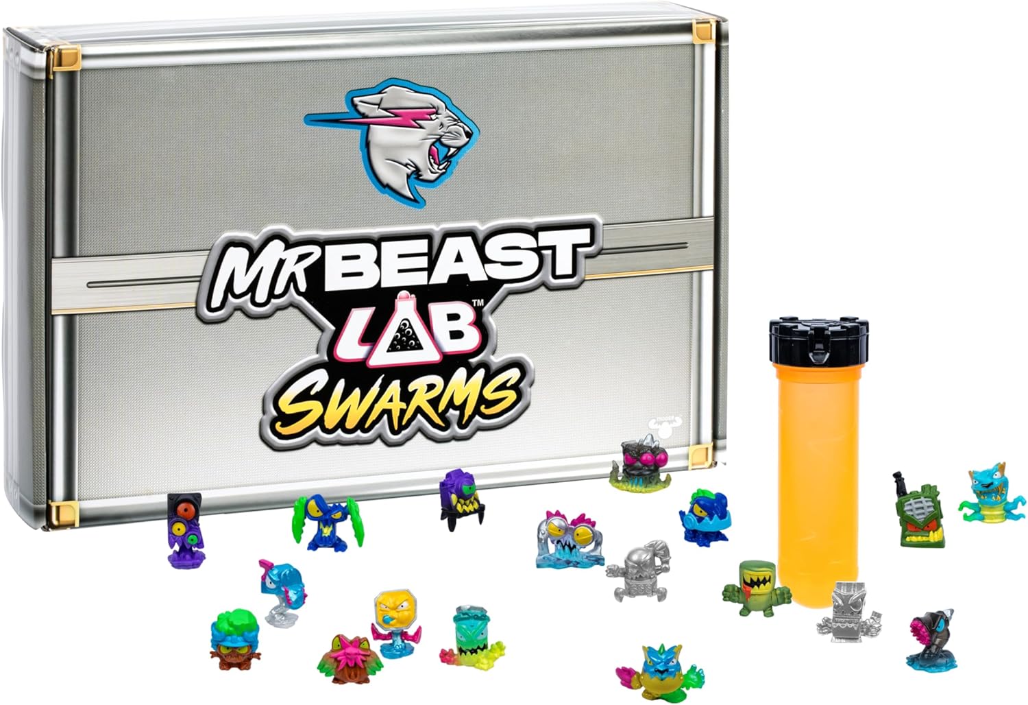 MrBeast Lab Swarms Atomic Cash Case – 18 Pack | Exclusive Ultra Rare & Special Edition Figures!