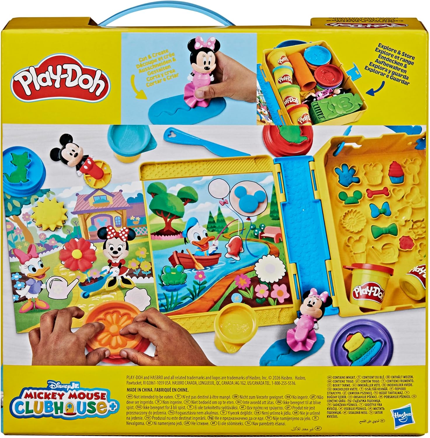 Play-Doh Disney Junior Mickey Mouse Clubhouse Shape a Story Spielset | Kunst- und Bastelset zum Thema Märchenbuch für Kinder ab 2 Jahren