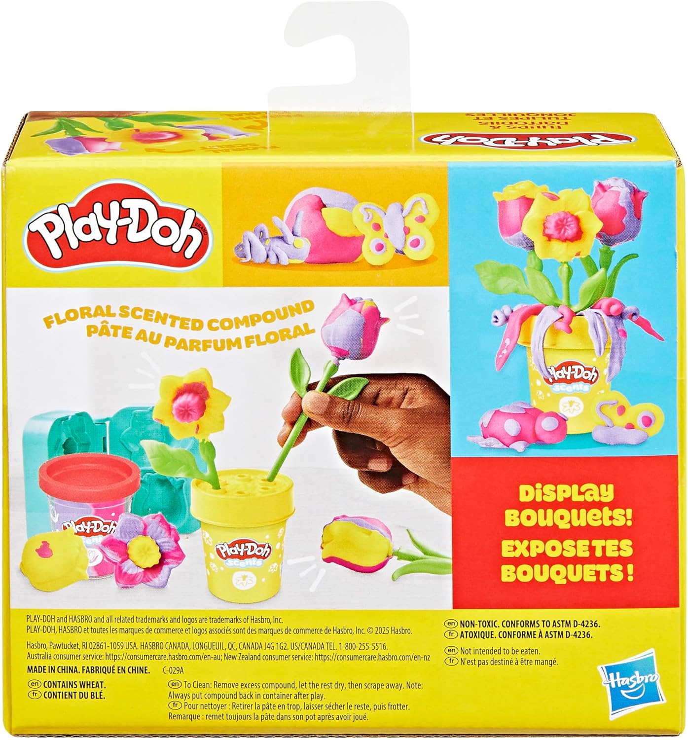 Play-Doh Tulips & Daffodils Flower Toy | Floral Scented Modeling Compound | Kids Arts & Crafts Kit for Ages 3+