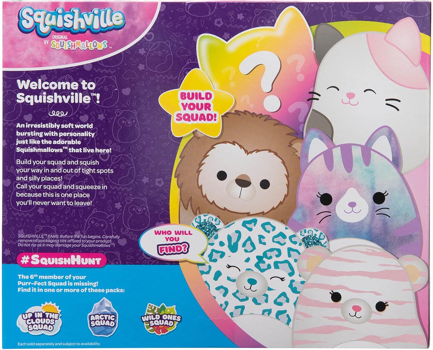 Squishmallows Micromallows Purr-FECT Squad Plush - Including Eloise, Karina, Ramon, Pooja, and Toni